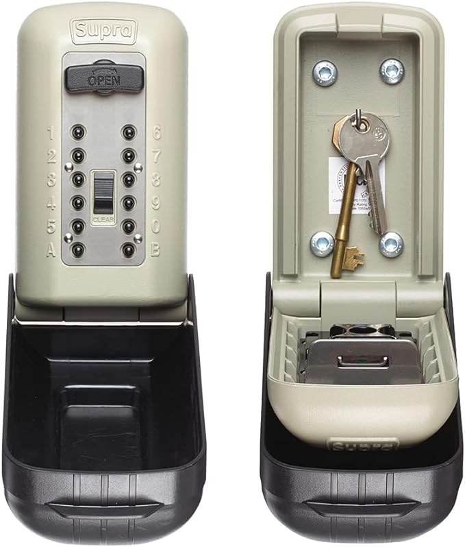 SUPRA C500 Pro Key Safe (2nd Generation) - High Security Police Preferred Outdoor Key Storage Device